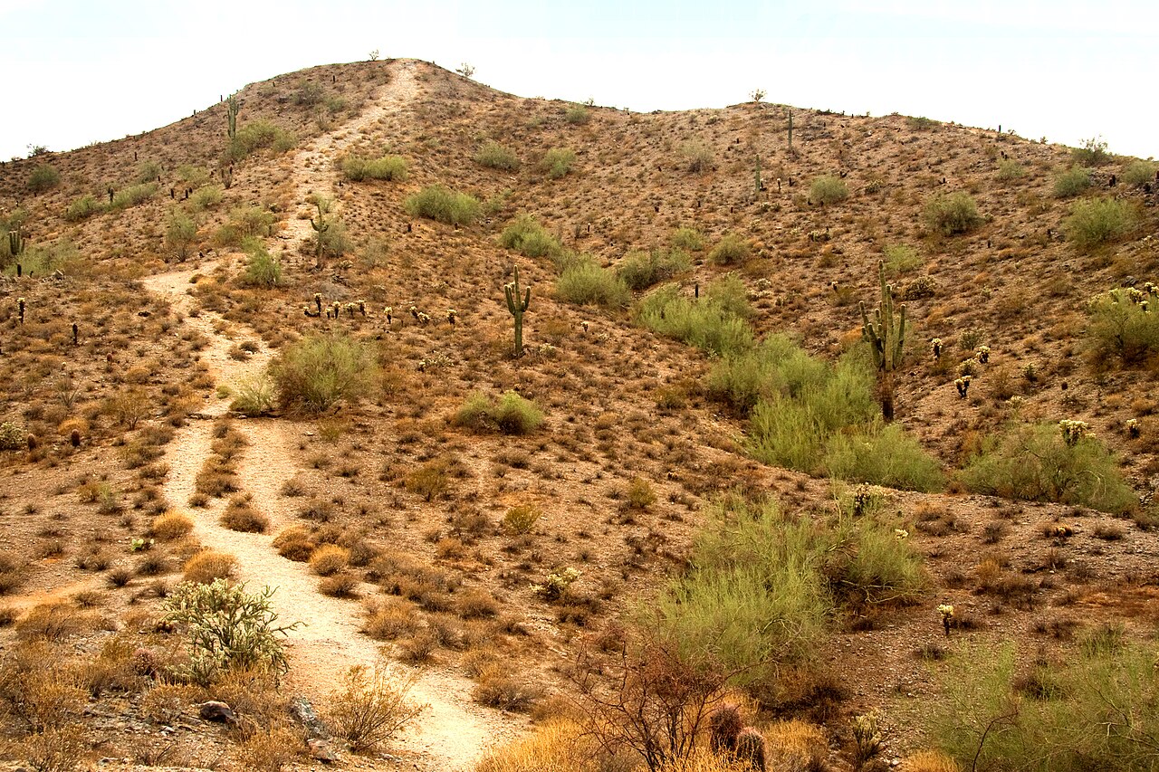 South Mountain trail near Ahwatukee, AZ