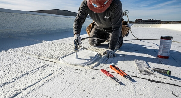 foam roof coating and recoat service in Tempe AZ