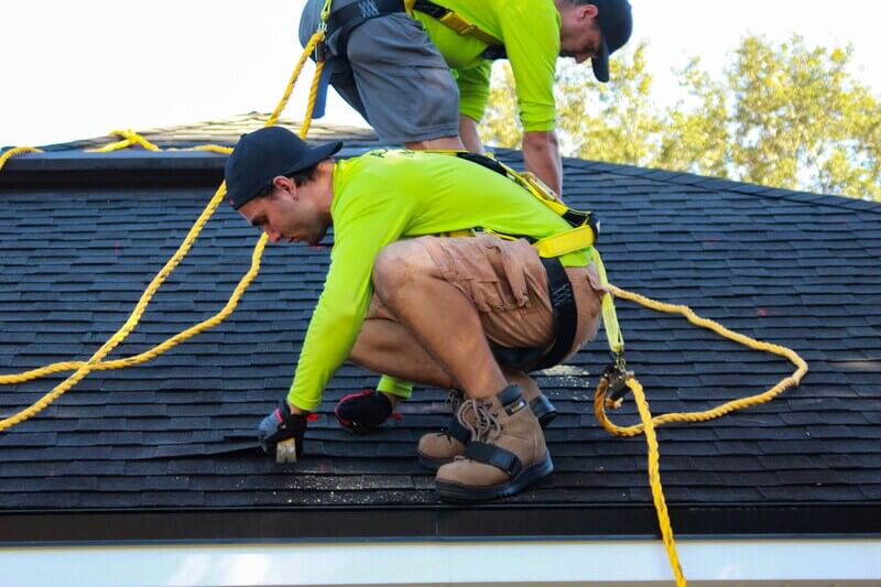 Roof leak repair service in Tempe fixing water damage on roof